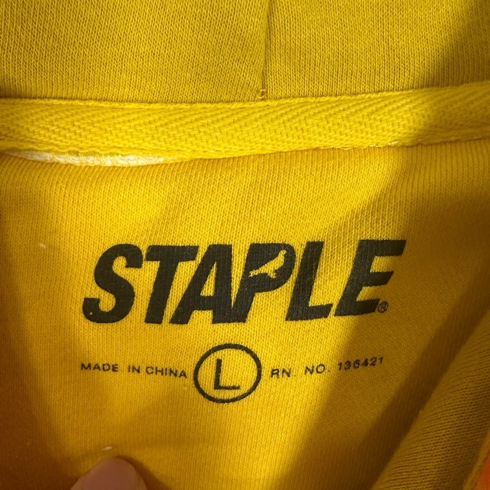 Staple Pigeon Camp Hoodie Unisex Colorful Streetwear Size Large - Picture 3 of 8